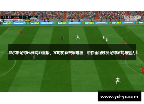 威尔斯足球比赛精彩直播，实时更新赛事进程，带你全程感受足球激情与魅力